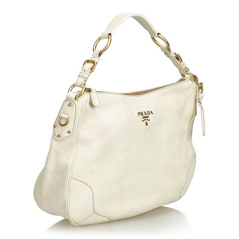 prada white purse ebay|Prada white shoulder bag.